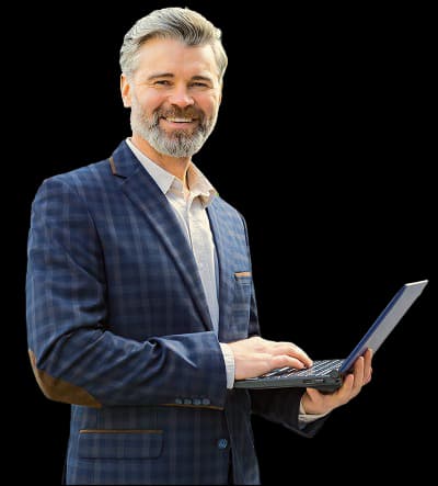 Profesionales mirando datos