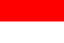 Flag representing Indonesia