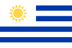 Flag representing Uruguay